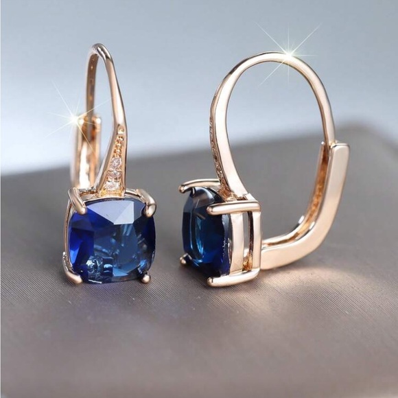 Jewelry Elegant Blue And Gold Earrings Poshmark — free download